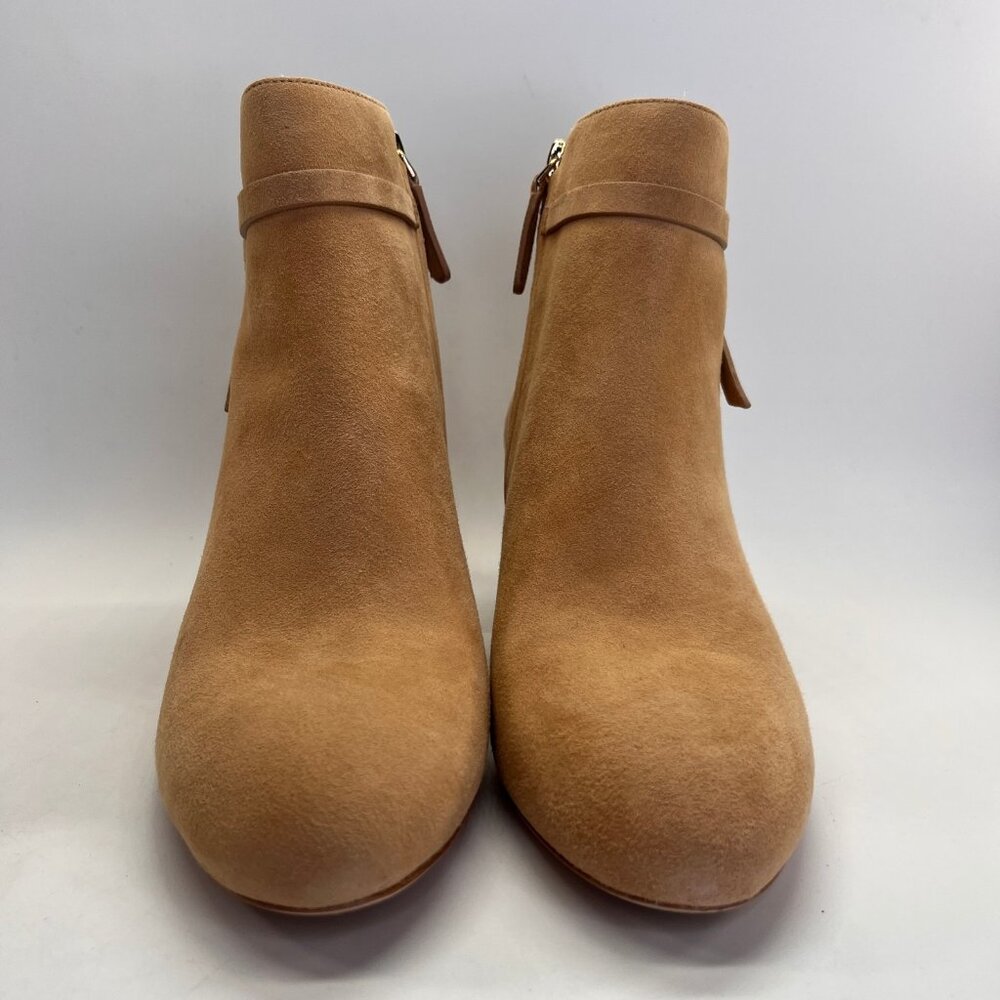 Kate Spade Knott Mid Suede Boot Size 8.5B Light Fawn Round Toe Ankle Boots - Picture 4 of 16